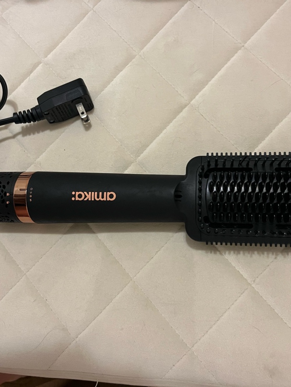 amika dual 2 in 1 straightening blow dry brush
